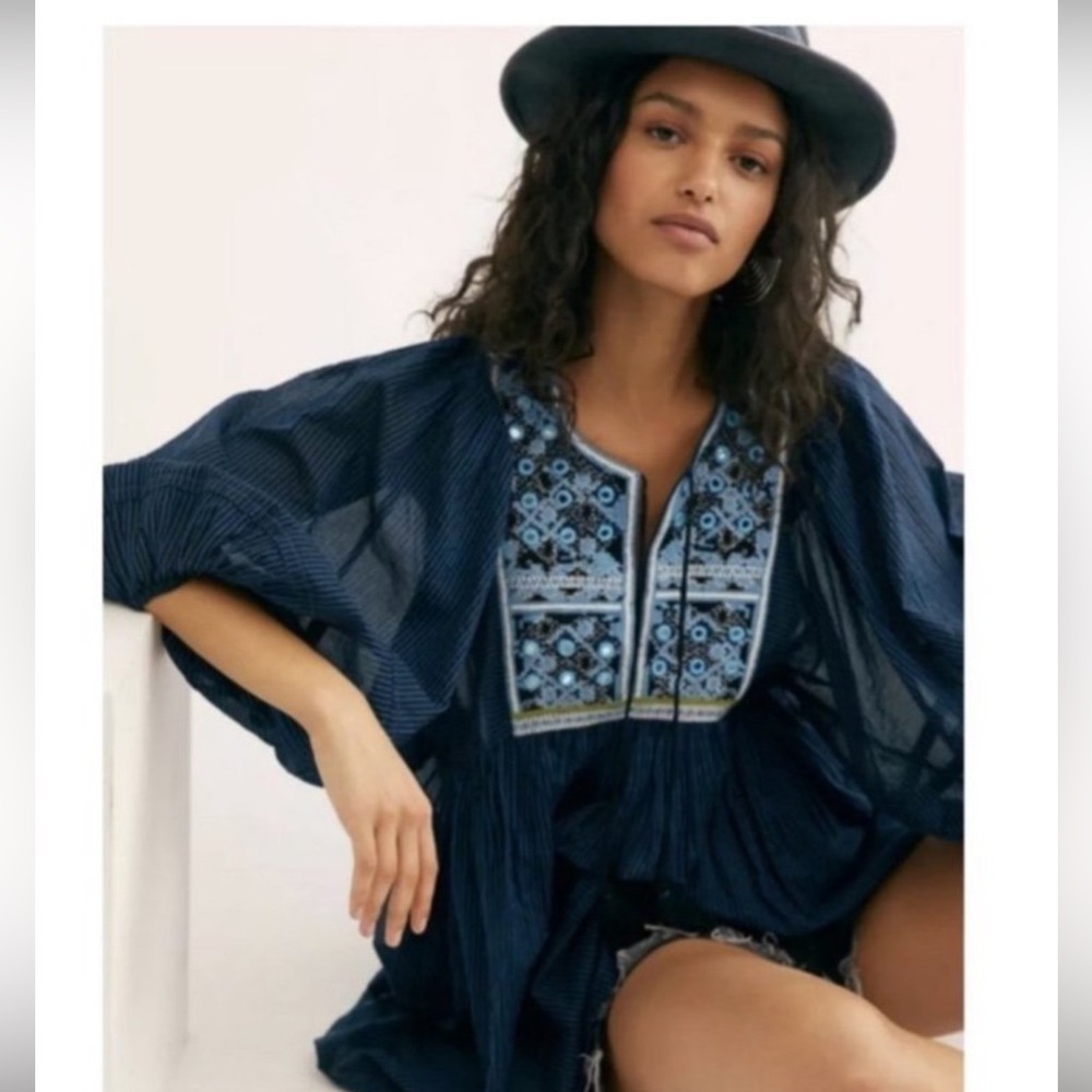 free People Tangier top/tunic NWOT
